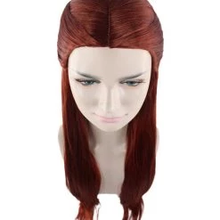 HPO Queeny Womens Wig | Long Brown Fancy Halloween Wig | Premium Breathable Capless Cap 16 HPO Queeny Womens Wig | Long Brown Fancy Halloween Wig | Premium Breathable Capless Cap