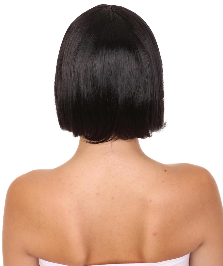 HPO Mardi Gras Bob Womens Wig | Colorful Fancy Party Event Ready Halloween Wig | Premium Breathable Capless Cap 4 HPO Mardi Gras Bob Womens Wig | Colorful Fancy Party Event Ready Halloween Wig | Premium Breathable Capless Cap