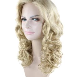 HPO Blonde Passion Womens Wig | Long Curly Glamour Cosplay Halloween Wig