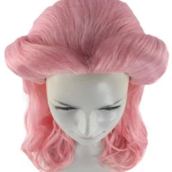 HPO Women's Womens 40's Pin Up Girl Wig | Pink Vintage Wig | Premium Breathable Capless Cap 15 HPO Women's Womens 40's Pin Up Girl Wig | Pink Vintage Wig | Premium Breathable Capless Cap