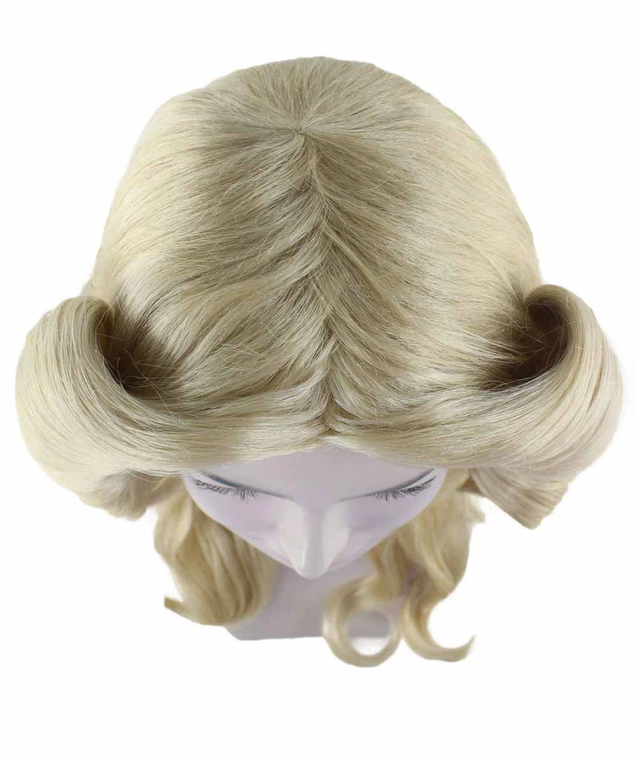 HPO Women's 70's Angel Womens Wig | Blonde Retro Wig | Premium Breathable Capless Cap 7 HPO Women's 70's Angel Womens Wig | Blonde Retro Wig | Premium Breathable Capless Cap