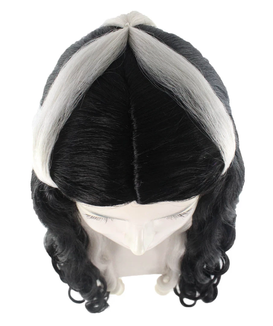 HPO Long Streaked Witch Sorceress Vampire Womens Wig | Horror Ghostly Halloween Wig | Premium Breathable Capless Cap 7 HPO Long Streaked Witch Sorceress Vampire Womens Wig | Horror Ghostly Halloween Wig | Premium Breathable Capless Cap