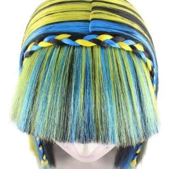 HPO Womens Medium Straight Styles Multi Color Wig | Premium Breathable Capless Cap 15 HPO Womens Medium Straight Styles Multi Color Wig | Premium Breathable Capless Cap