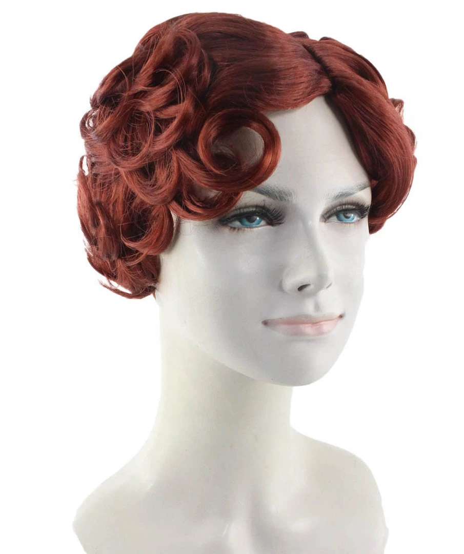 HPO Women's Womens TV Adult Wig | Auburn TV Character Wig | Premium Breathable Capless Cap 6 HPO Women's Womens TV Adult Wig | Auburn TV Character Wig | Premium Breathable Capless Cap