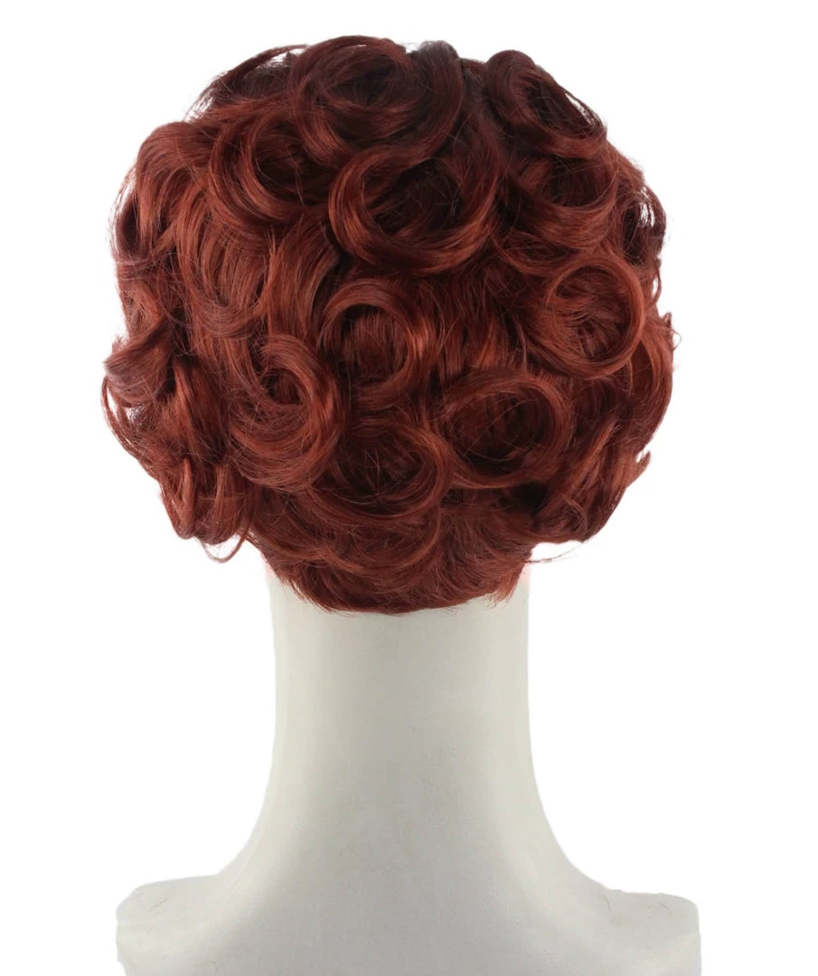 HPO Women's Womens TV Adult Wig | Auburn TV Character Wig | Premium Breathable Capless Cap 4 HPO Women's Womens TV Adult Wig | Auburn TV Character Wig | Premium Breathable Capless Cap