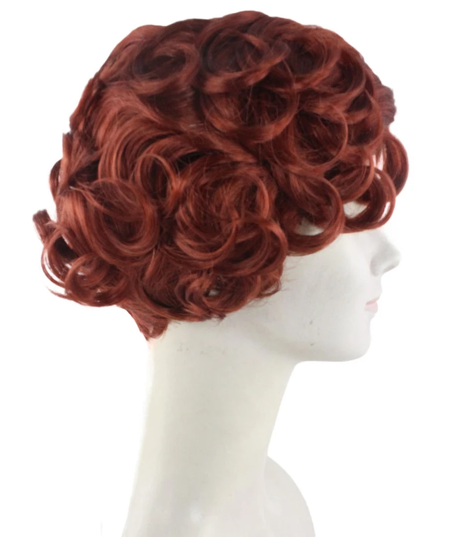 HPO Women's Womens TV Adult Wig | Auburn TV Character Wig | Premium Breathable Capless Cap 5 HPO Women's Womens TV Adult Wig | Auburn TV Character Wig | Premium Breathable Capless Cap