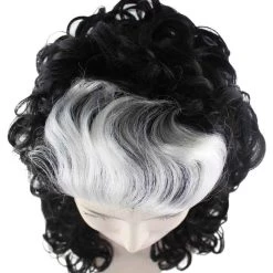 HPO Vampire Womens Wig | Long Curly Ghost Horror Wig | Premium Breathable Capless Cap