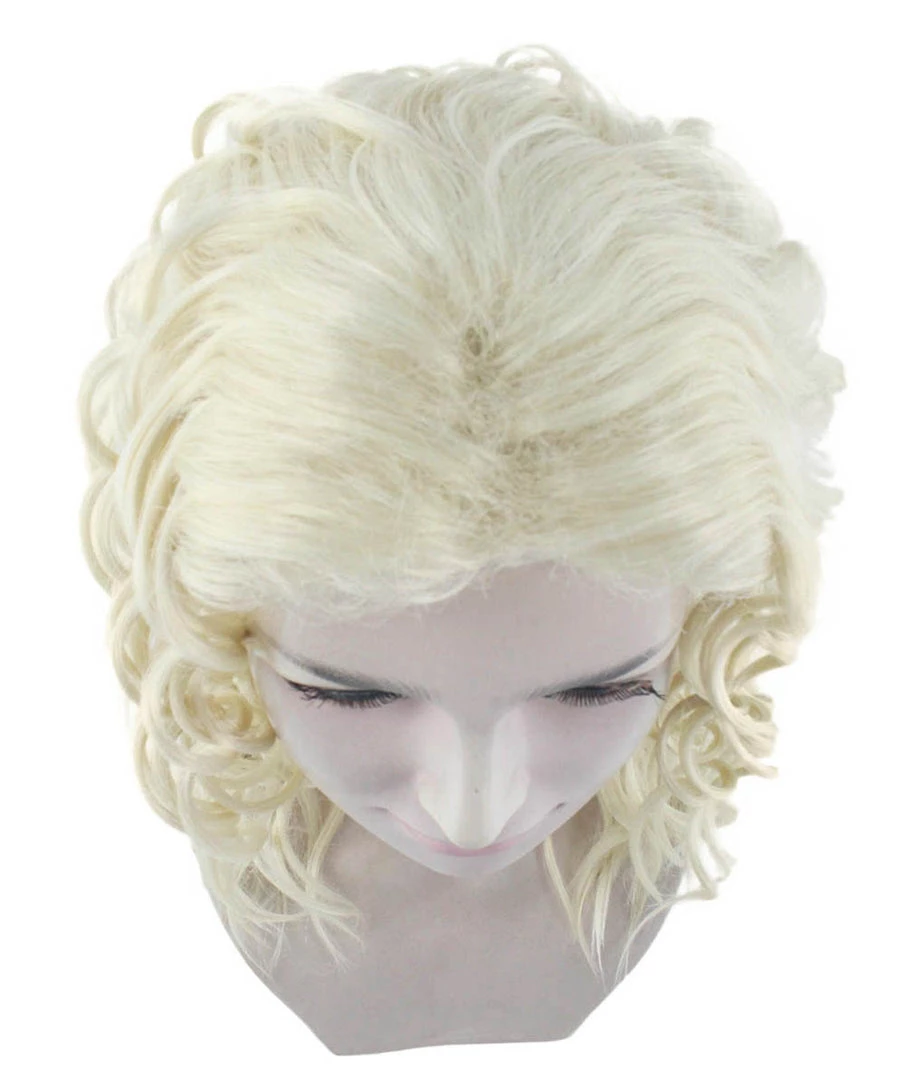 HPO The Bad Girl Curly Blonde Womens Wig | Sexy Cosplay Party Halloween Wig | Premium Breathable Capless Cap Women's 7 HPO The Bad Girl Curly Blonde Womens Wig | Sexy Cosplay Party Halloween Wig | Premium Breathable Capless Cap Women's