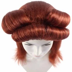 HPO Women's 40s Pin Up Girl Brown Womens Wig | Cosplay Halloween Wig | Premium Breathable Capless Cap 15 HPO Women's 40s Pin Up Girl Brown Womens Wig | Cosplay Halloween Wig | Premium Breathable Capless Cap