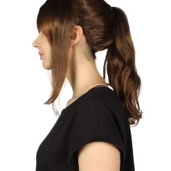 HPO Women Cosplay Brown Wig | Premium Breathable Capless Cap 10 HPO Women Cosplay Brown Wig | Premium Breathable Capless Cap