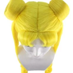 HPO Womens Anime Ponytail Bun | Braided Sexy Cosplay Party Halloween Wig | Premium Breathable Capless Cap