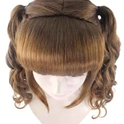 HPO Women's Lolita Ponytail Brown Womens Wig | Long Brown Ponitail Curly Wig | Premium Breathable Capless Cap 15 HPO Women's Lolita Ponytail Brown Womens Wig | Long Brown Ponitail Curly Wig | Premium Breathable Capless Cap