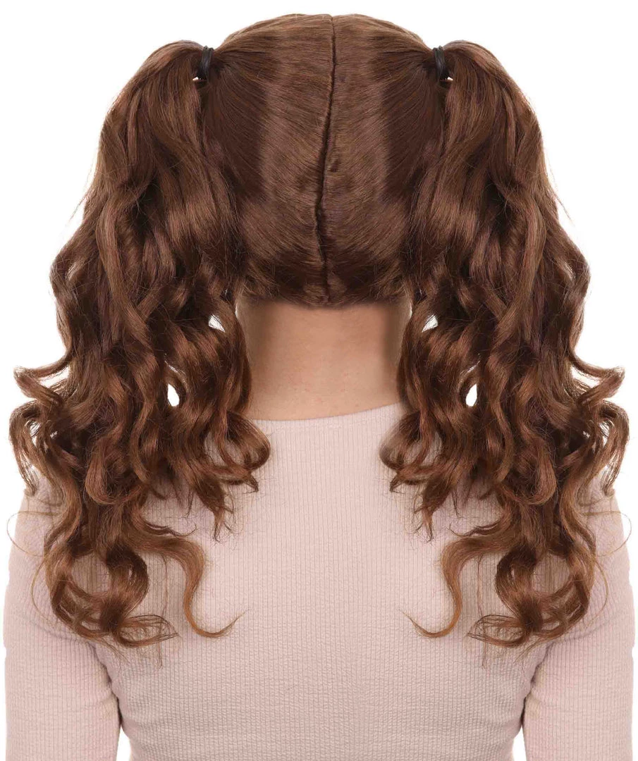 HPO Women's Lolita Ponytail Brown Womens Wig | Long Brown Ponitail Curly Wig | Premium Breathable Capless Cap 4 HPO Women's Lolita Ponytail Brown Womens Wig | Long Brown Ponitail Curly Wig | Premium Breathable Capless Cap