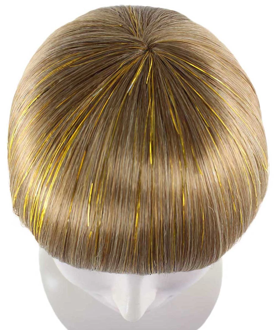 HPO Womens Gold Bob Wig | Stage/Event Fancy Halloween Wig | Premium Breathable Capless Cap 8 HPO Womens Gold Bob Wig | Stage/Event Fancy Halloween Wig | Premium Breathable Capless Cap