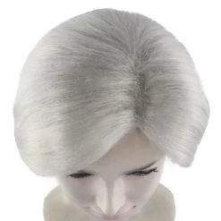 HPO Old Lady Grey Womens Wig | White Grandma Cosplay Halloween Wig | Premium Breathable Capless Cap 15 HPO Old Lady Grey Womens Wig | White Grandma Cosplay Halloween Wig | Premium Breathable Capless Cap