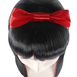 HPO Glam Black Devil Womens Wig | Horror Halloween Wig | Premium Breathable Capless Cap Women's 15 HPO Glam Black Devil Womens Wig | Horror Halloween Wig | Premium Breathable Capless Cap Women's