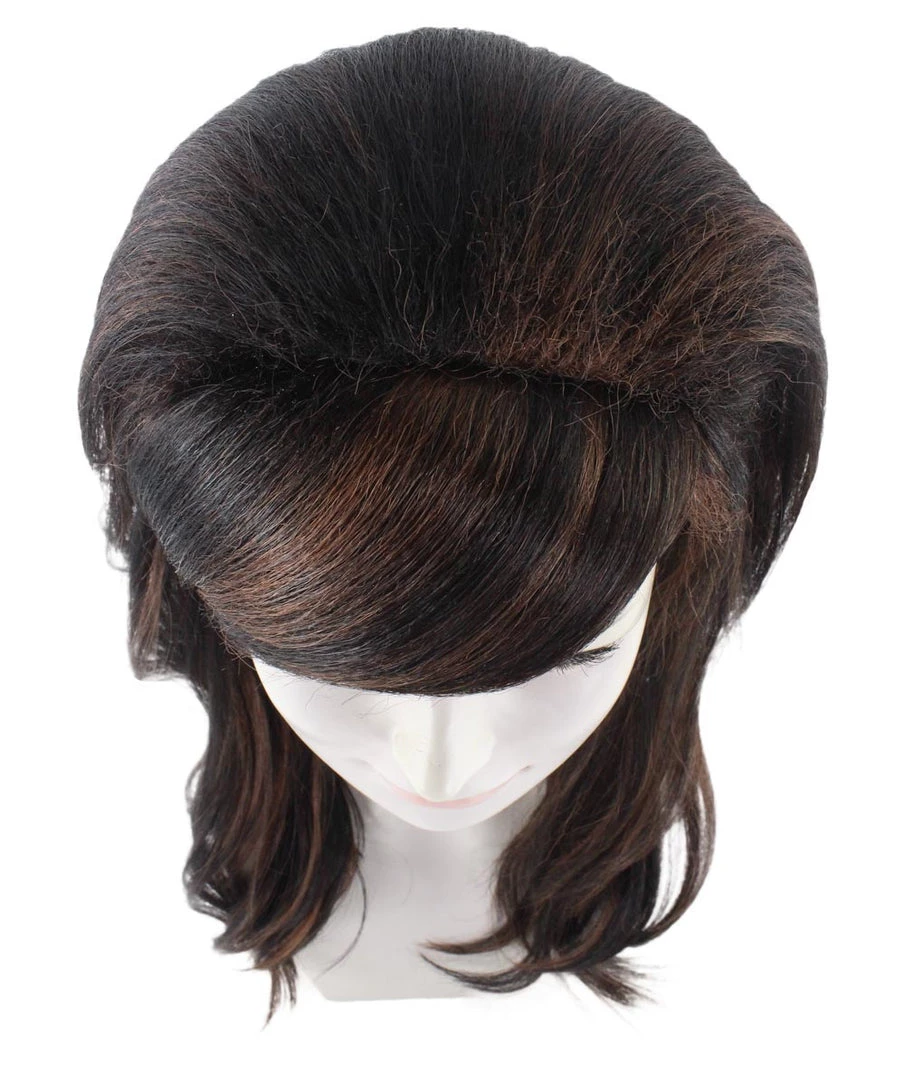 HPO Women's Superstar Dark Brown Long Wavy Womens Wig | Natural Looking Wavy Wig | Premium Breathable Capless Cap 7 HPO Women's Superstar Dark Brown Long Wavy Womens Wig | Natural Looking Wavy Wig | Premium Breathable Capless Cap