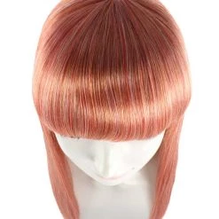 HPO Long Bob Womens Wig | Fancy Party Event Ready Halloween Wig (Lots Of Color Options) | Premium Breathable Capless Cap