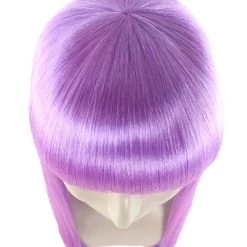 HPO Long Bob Womens Wig | Fancy Party Event Ready Halloween Wig (Lots Of Color Options) | Premium Breathable Capless Cap