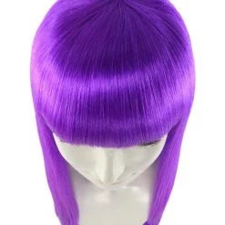 HPO Long Bob Womens Wig | Fancy Party Event Ready Halloween Wig (Lots Of Color Options) | Premium Breathable Capless Cap