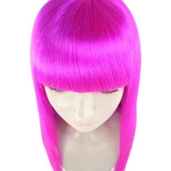 HPO Long Bob Womens Wig | Fancy Party Event Ready Halloween Wig (Lots Of Color Options) | Premium Breathable Capless Cap