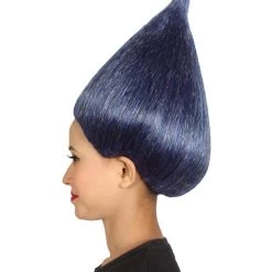 HPO Women's Dwarf Wig | Navy Blue Cosplay Wig | Premium Breathable Capless Cap