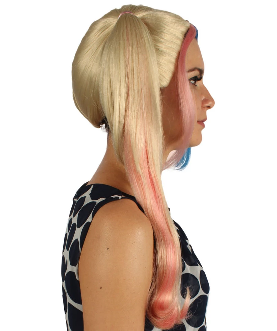 HPO Women's Womens Medium Rag Doll Wigs | Multicolored Cosplay Halloween Wigs | Premium Breathable Capless Cap 5 HPO Women's Womens Medium Rag Doll Wigs | Multicolored Cosplay Halloween Wigs | Premium Breathable Capless Cap