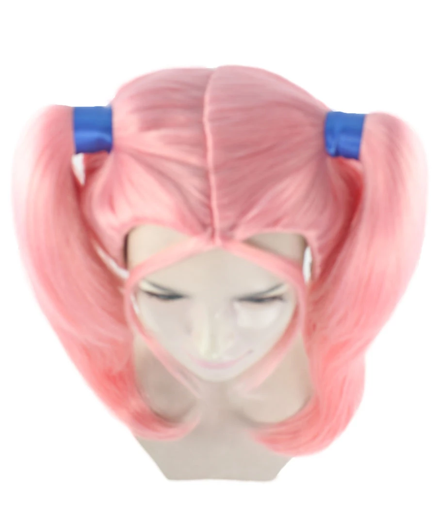 HPO Women's Womens Medium Rag Doll Pink Wig | Premium Breathable Capless Cap 7 HPO Women's Womens Medium Rag Doll Pink Wig | Premium Breathable Capless Cap