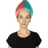 HPO Women's Womens Pink & Blue Two-tone Troll Wig | Premium Breathable Capless Cap