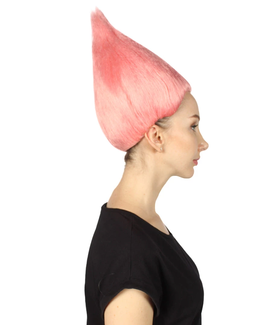 HPO Women's Womens Pink & Blue Two-tone Troll Wig | Premium Breathable Capless Cap 5 HPO Women's Womens Pink & Blue Two-tone Troll Wig | Premium Breathable Capless Cap