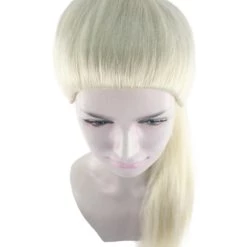 HPO Snger Womens Wig | Blond Pop Star One Side Ponytail Celebrity Wig | Premium Breathable Capless Cap 43 HPO Snger Womens Wig | Blond Pop Star One Side Ponytail Celebrity Wig | Premium Breathable Capless Cap