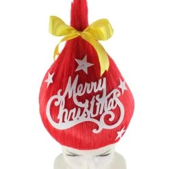 HPO Red Christmas Tree Unisex Wig | Merry Christmas Celebration Wig | Premium Breathable Capless Cap 15 HPO Red Christmas Tree Unisex Wig | Merry Christmas Celebration Wig | Premium Breathable Capless Cap