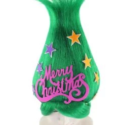 HPO Green Christmas Tree Unisex Wig | Merry Christmas Wig | Premium Breathable Capless Cap Women's