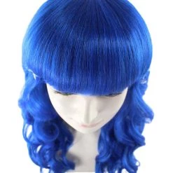 HPO Carnival Womens Wig | Blue Long Curly Party Event Ready Cosplay Halloween Wig | Premium Breathable Capless Cap 15 HPO Carnival Womens Wig | Blue Long Curly Party Event Ready Cosplay Halloween Wig | Premium Breathable Capless Cap