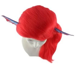HPO Women's Womens Robot With Ears Wig | Red Sexy Cosplay Party Halloween Wig | Premium Breathable Capless Cap 15 HPO Women's Womens Robot With Ears Wig | Red Sexy Cosplay Party Halloween Wig | Premium Breathable Capless Cap
