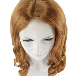 HPO Women's Super Hero Wig | Golden Cosplay Halloween Wig | Premium Breathable Capless Cap