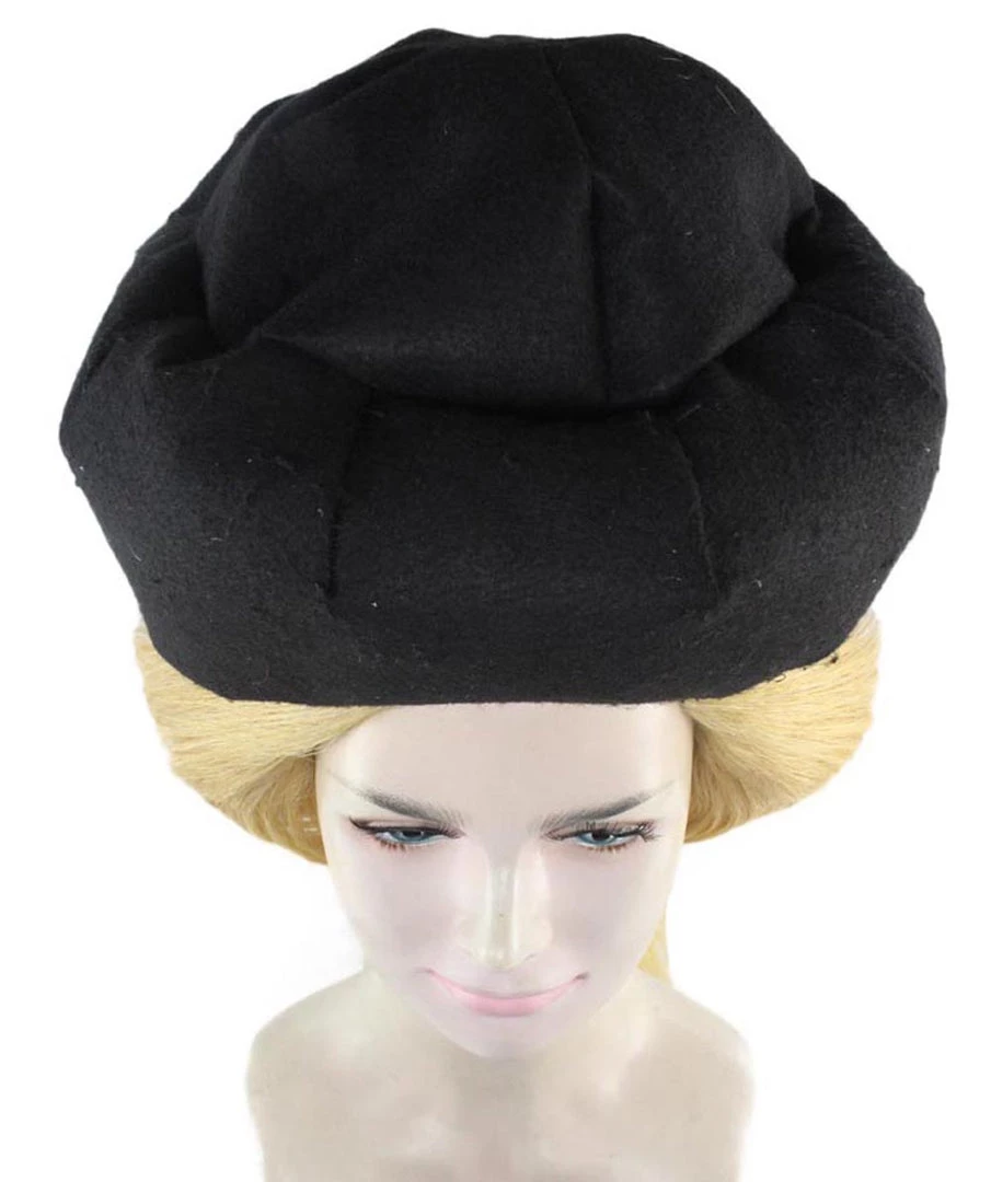 HPO Early Man Goona With Hat Wig | Blond TV/Movie Fancy Cosplay Halloween Wig | Premium Breathable Capless Cap Women's 8 HPO Early Man Goona With Hat Wig | Blond TV/Movie Fancy Cosplay Halloween Wig | Premium Breathable Capless Cap Women's