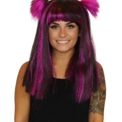 HPO Spider Black And Purple Wig | Horror Cosplay Halloween Wig | Premium Breathable Capless Cap