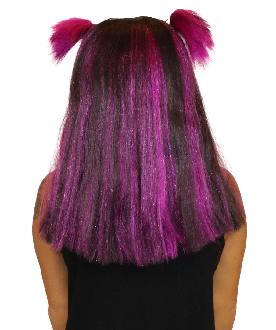 HPO Spider Black And Purple Wig | Horror Cosplay Halloween Wig | Premium Breathable Capless Cap 3 HPO Spider Black And Purple Wig | Horror Cosplay Halloween Wig | Premium Breathable Capless Cap