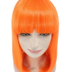 HPO Pageboy Orange Wig | Party Ready Fancy Cosplay Halloween Wig | Premium Breathable Capless Cap 17 HPO Pageboy Orange Wig | Party Ready Fancy Cosplay Halloween Wig | Premium Breathable Capless Cap