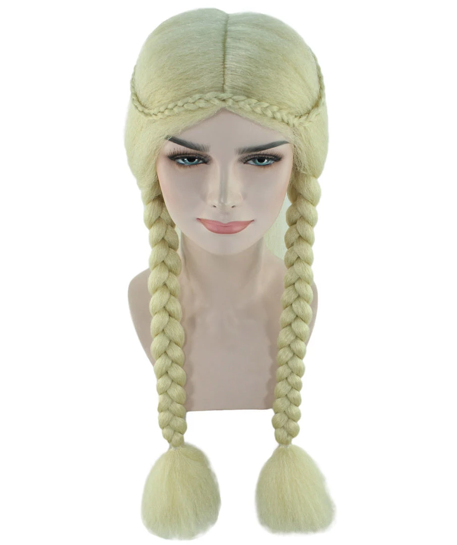 HPO Womens Renaissance Girl Wig | Party Ready Fancy Cosplay Halloween Wig | Premium Breathable Capless Cap 8 HPO Womens Renaissance Girl Wig | Party Ready Fancy Cosplay Halloween Wig | Premium Breathable Capless Cap