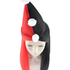 HPO Women's Womens Clown Girl Styles Wig With Hat | Character Cosplay Halloween Wig | Premium Breathable Capless Cap 15 HPO Women's Womens Clown Girl Styles Wig With Hat | Character Cosplay Halloween Wig | Premium Breathable Capless Cap