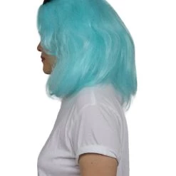 HPO Women's Womens Clown Wig With Bow | Jumbo Super Size Wig | Premium Breathable Capless Cap