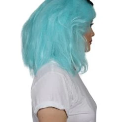 HPO Women's Womens Clown Wig With Bow | Jumbo Super Size Wig | Premium Breathable Capless Cap