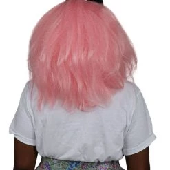 HPO Women's Womens Clown Wig With Bow | Jumbo Super Size Wig | Premium Breathable Capless Cap