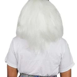 HPO Women's Womens Clown Wig With Bow | Jumbo Super Size Wig | Premium Breathable Capless Cap