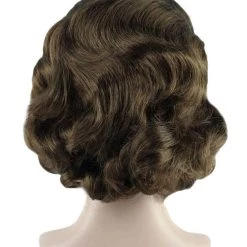 HPO Womens Mary Nanny Wig | Dark Brown Short Cartoon Wig | Premium Breathable Capless Cap 12 HPO Womens Mary Nanny Wig | Dark Brown Short Cartoon Wig | Premium Breathable Capless Cap