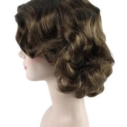 HPO Womens Mary Nanny Wig | Dark Brown Short Cartoon Wig | Premium Breathable Capless Cap 11 HPO Womens Mary Nanny Wig | Dark Brown Short Cartoon Wig | Premium Breathable Capless Cap