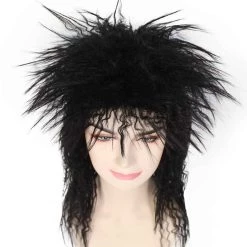 HPO Women Funky Style Black Wig | Premium Breathable Capless Cap 17 HPO Women Funky Style Black Wig | Premium Breathable Capless Cap