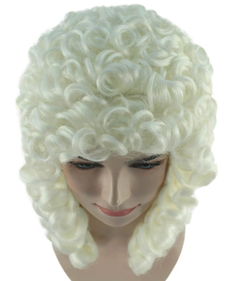 HPO Women's Womens Judge Wig | White TV/Movie Wig 7 HPO Women's Womens Judge Wig | White TV/Movie Wig